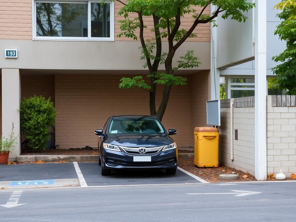 to rent a parking space near the houseфото