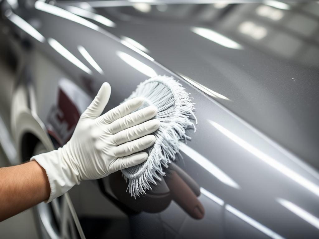 to apply polyurethane film on a carфото