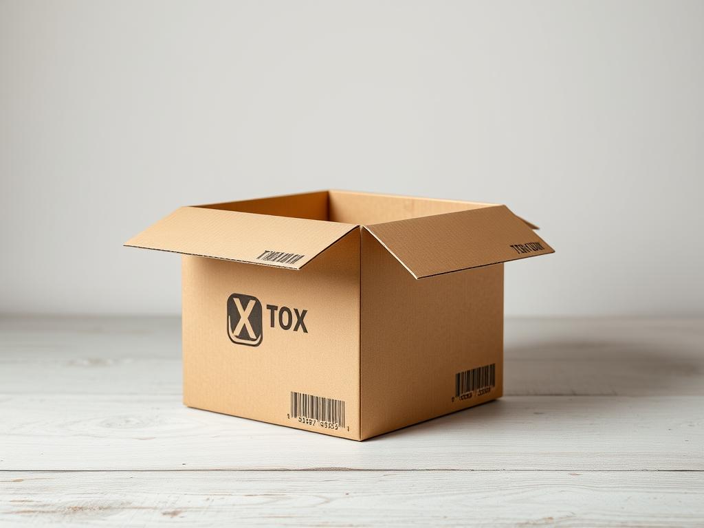 cardboard boxфото