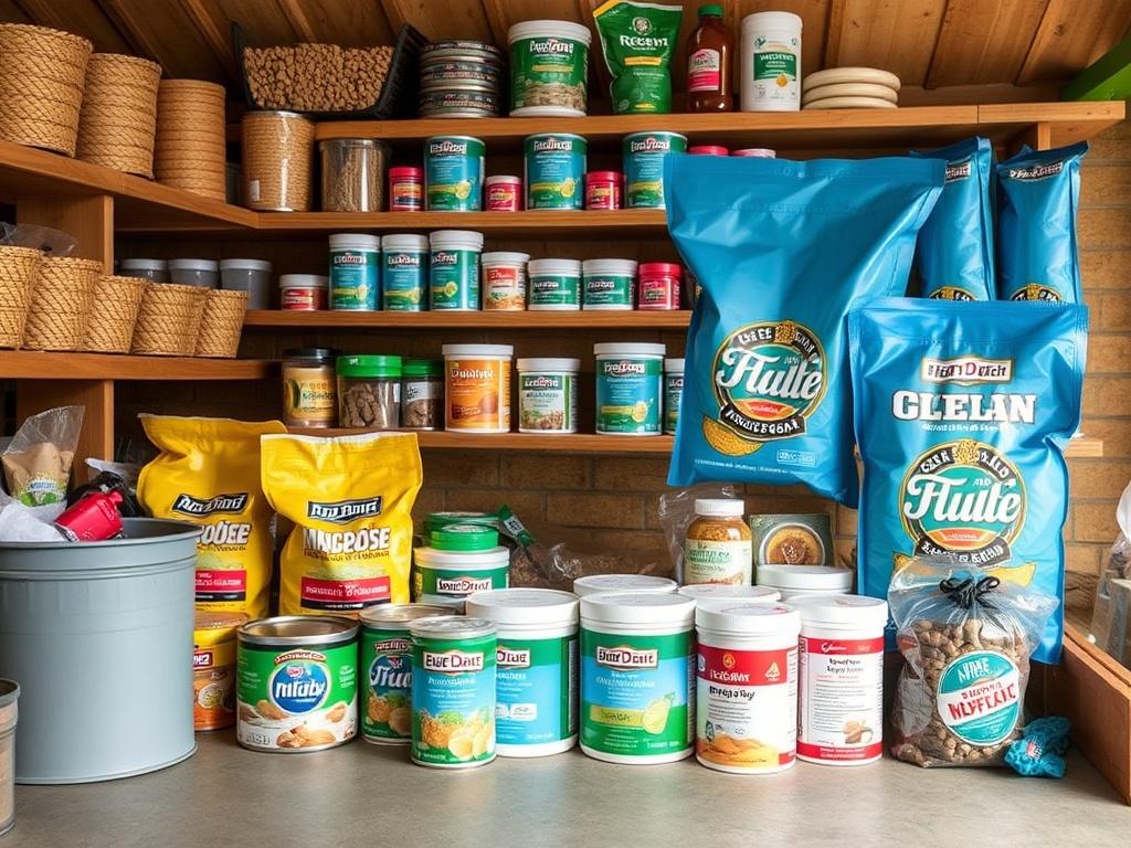 store feed and supplements in the householdфото
